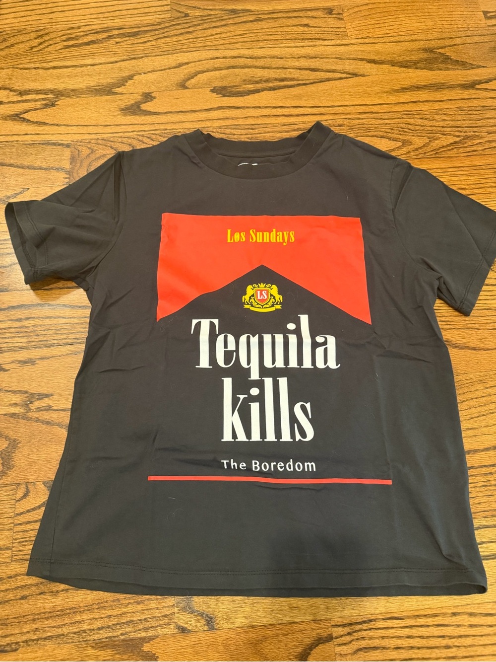 Los Sundays “Tequila Kills” Tee in Black